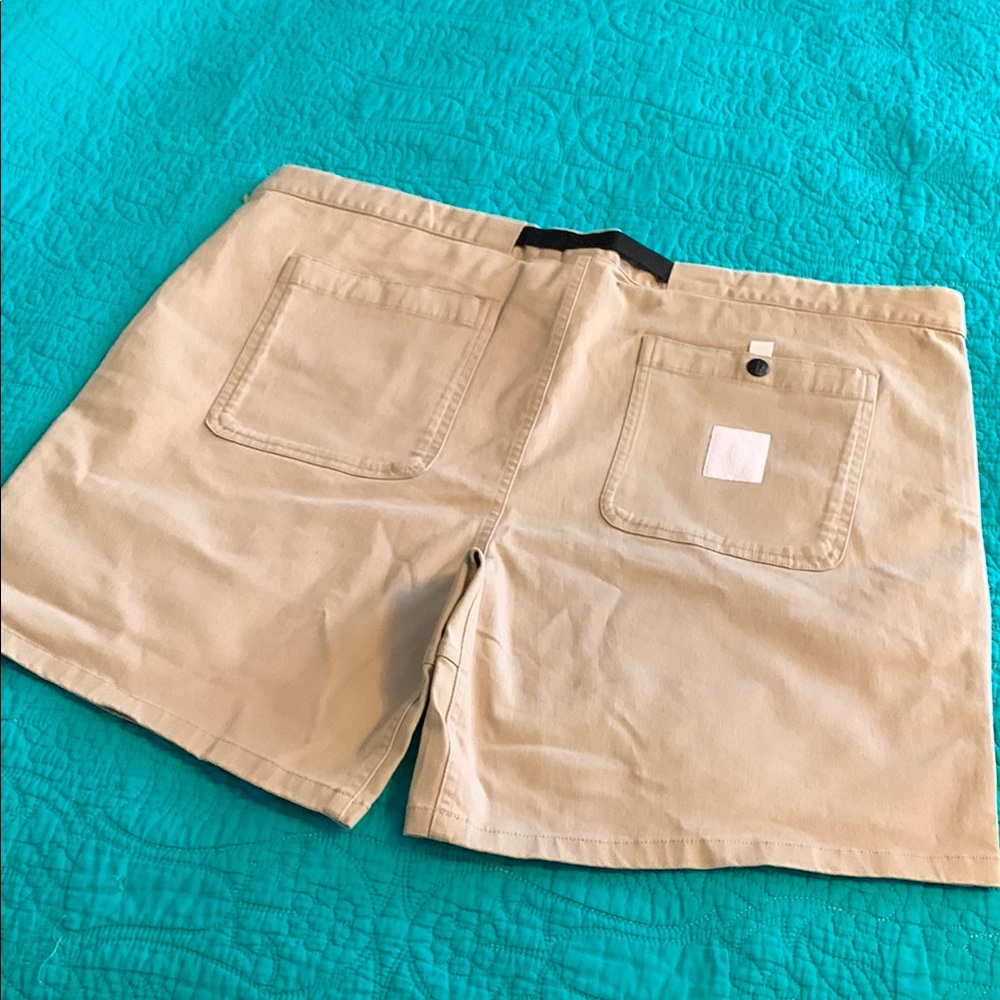Bearded Goat Men's Beige Casual Shorts
